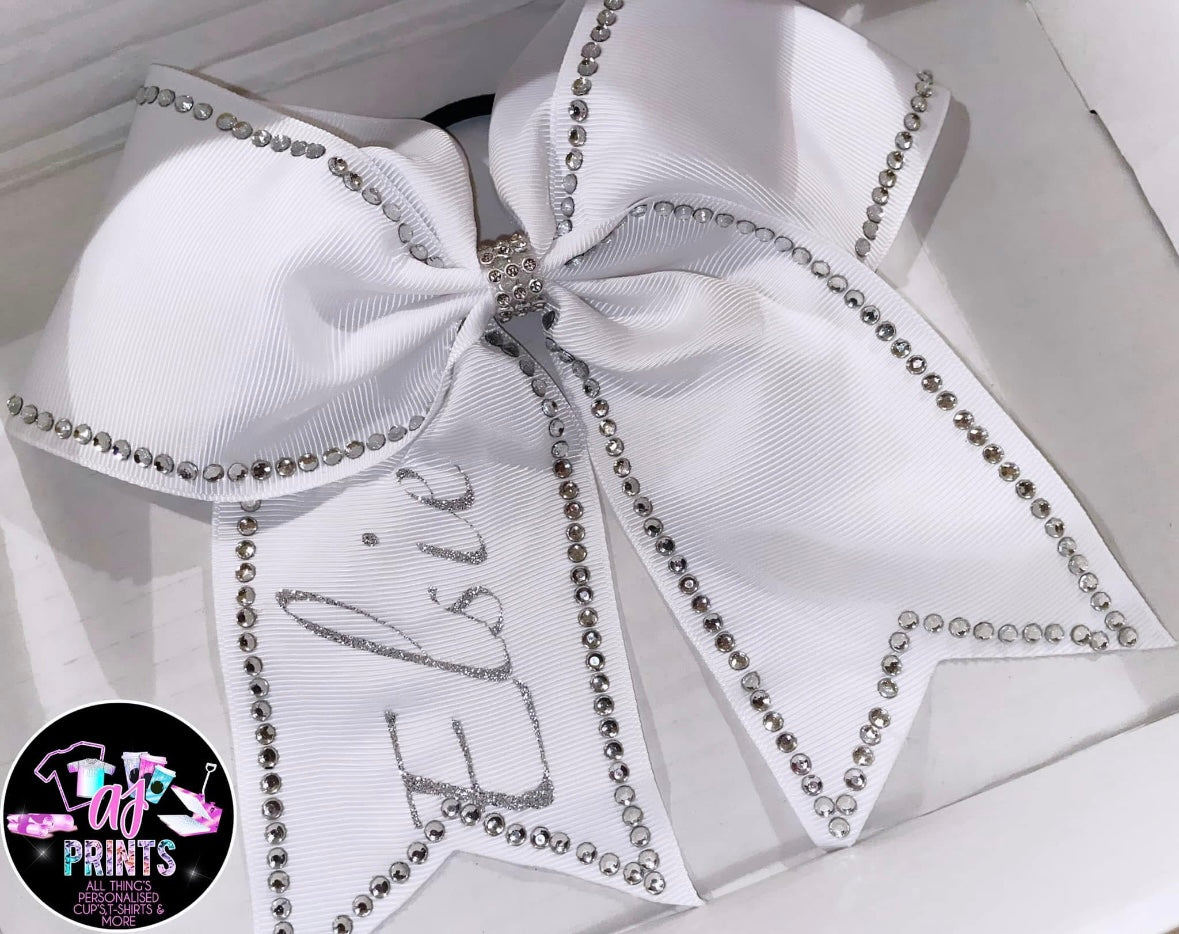 HUGE BOBBLE DIAMANTE BOW