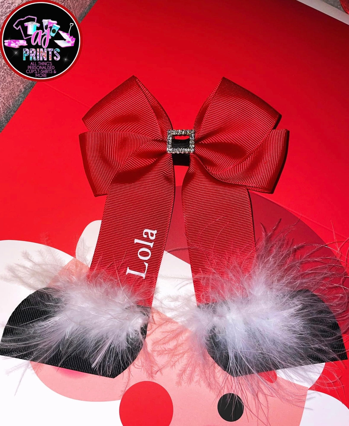 SANTA BOOT BOW