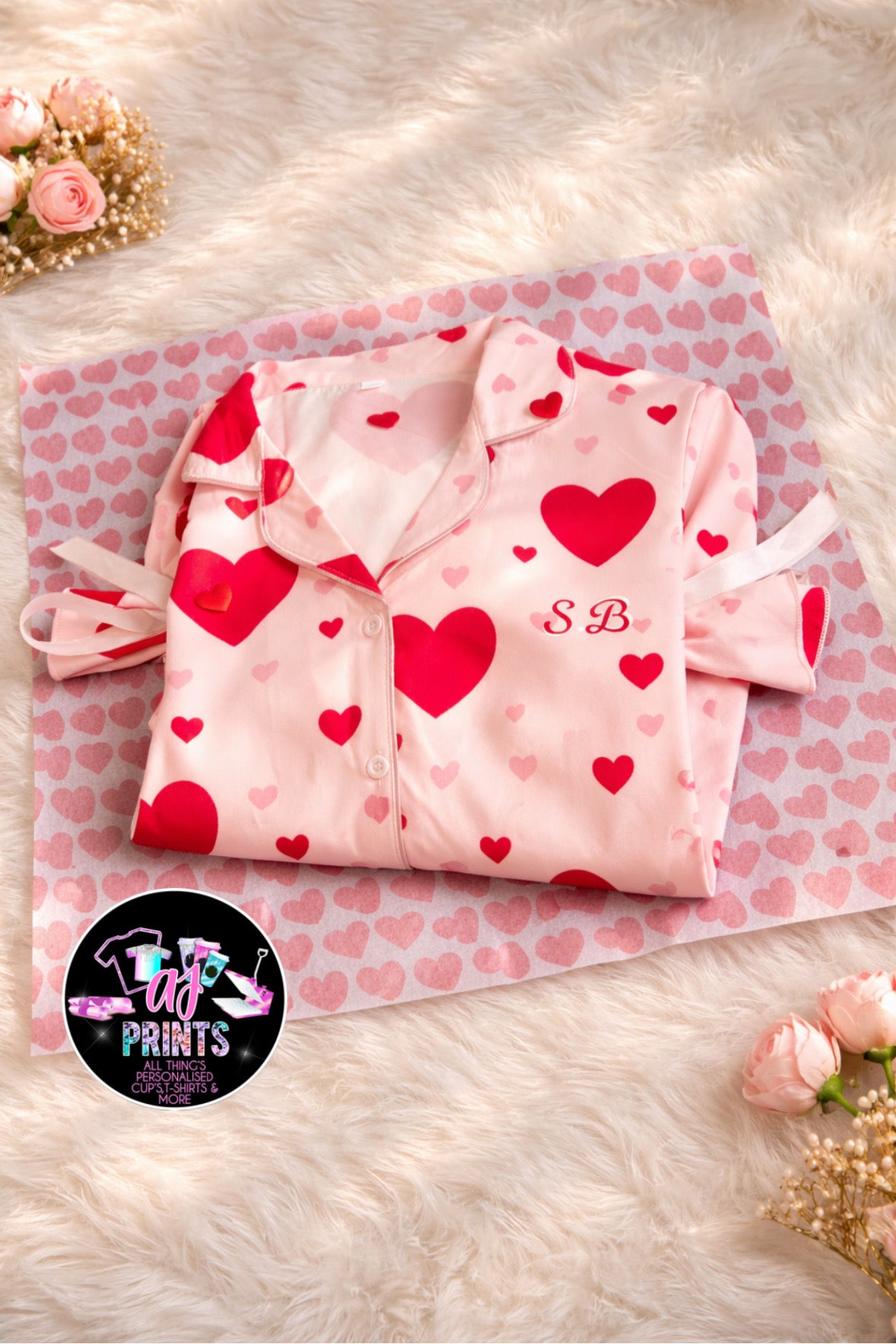 HEART/BOW SHORT PJ’S