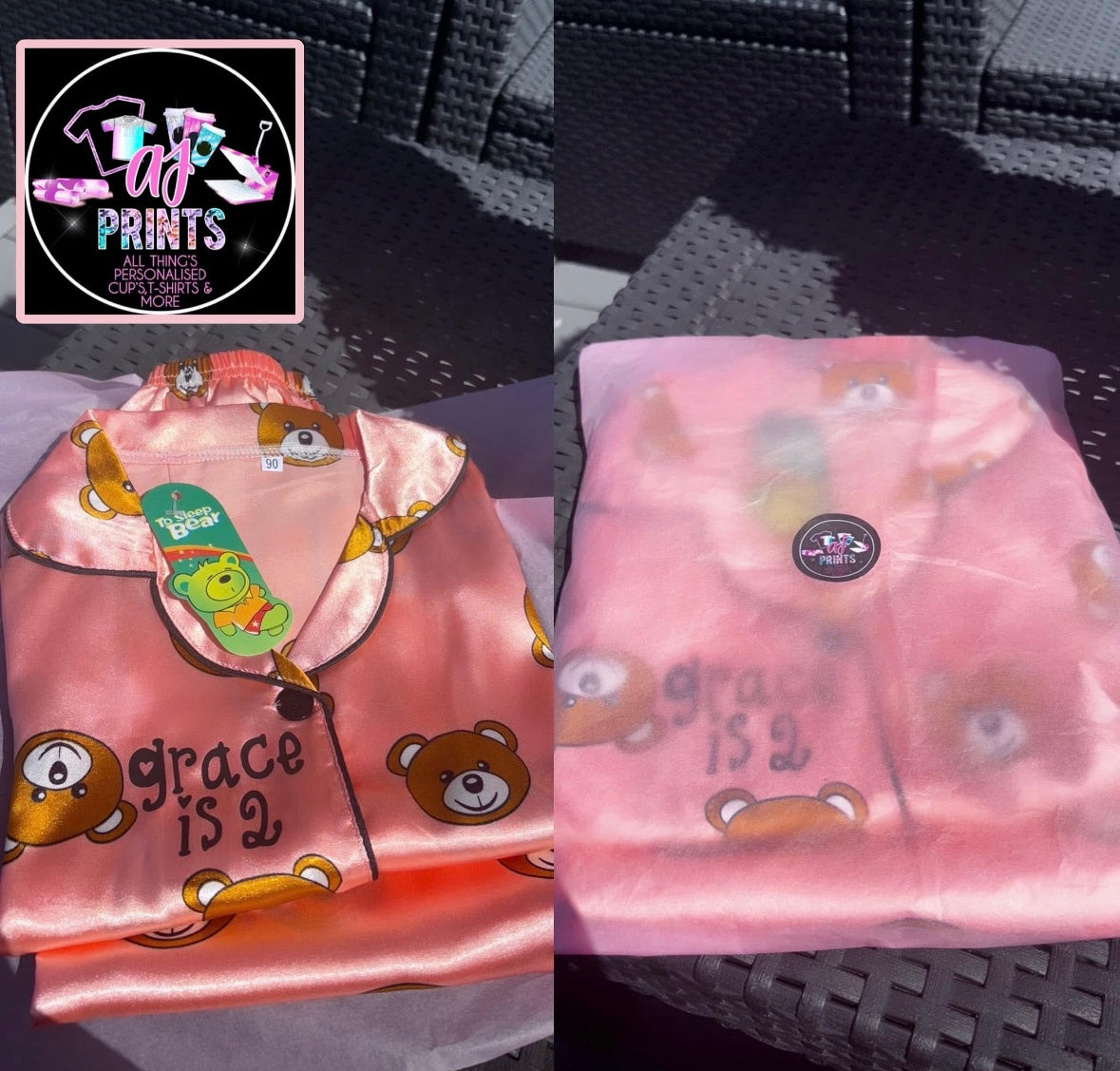 TEDDY BEAR PJ’S GIRL’S
