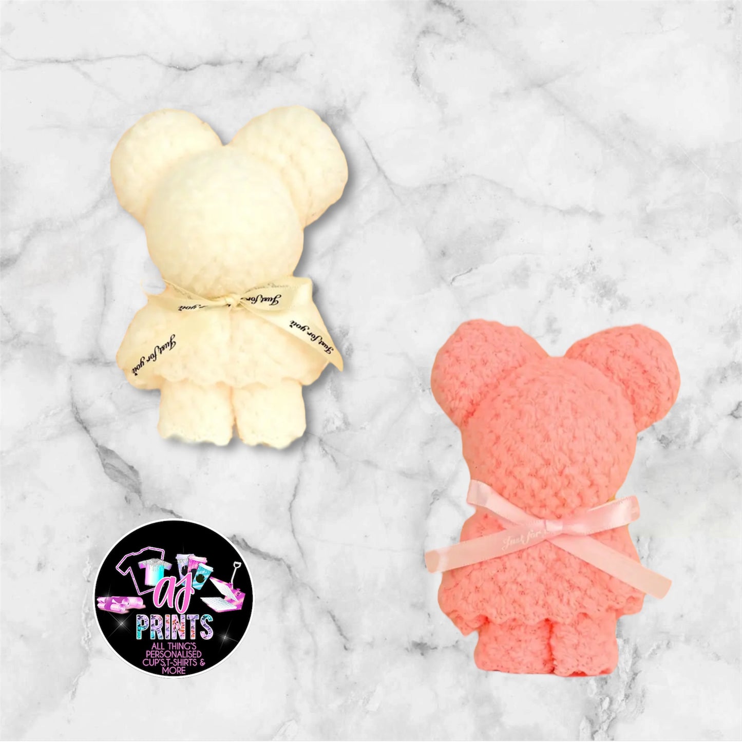 TEDDY BEAR FACE TOWEL