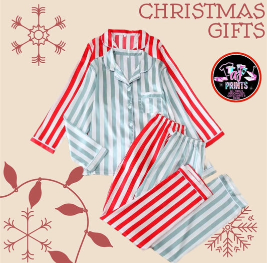 CANDY STRIPED PJ’S