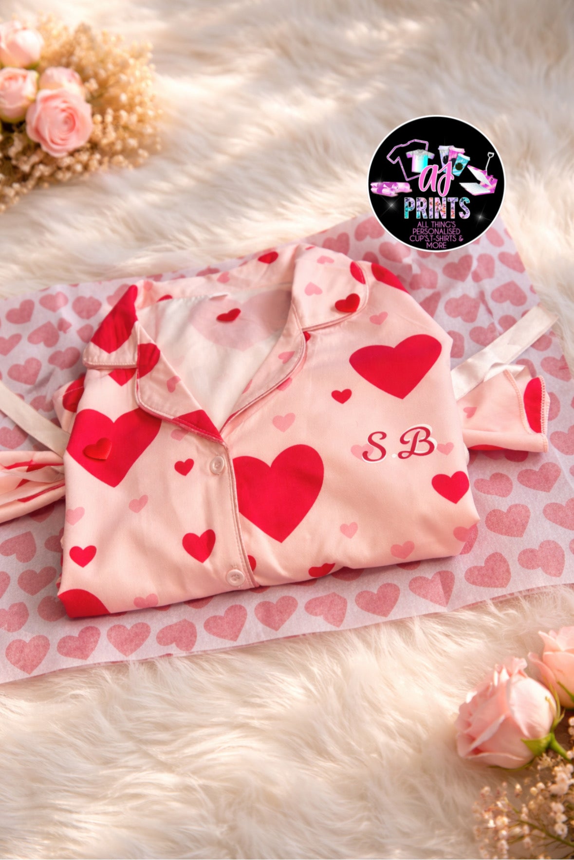 HEART/BOW SHORT PJ’S