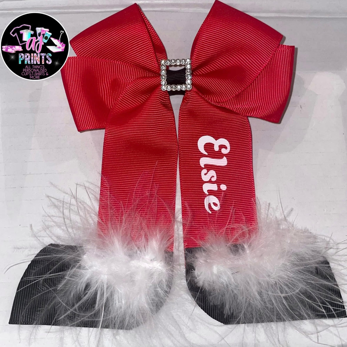 SANTA BOOT BOW