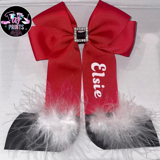 SANTA BOOT BOW