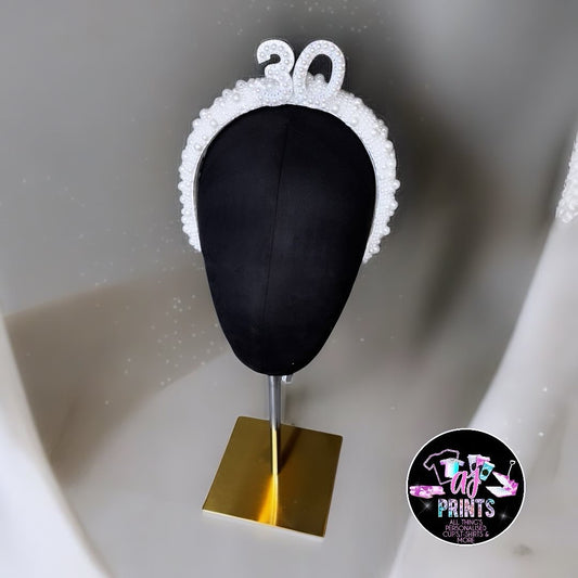 PEARL BIRTHDAY HEADBAND