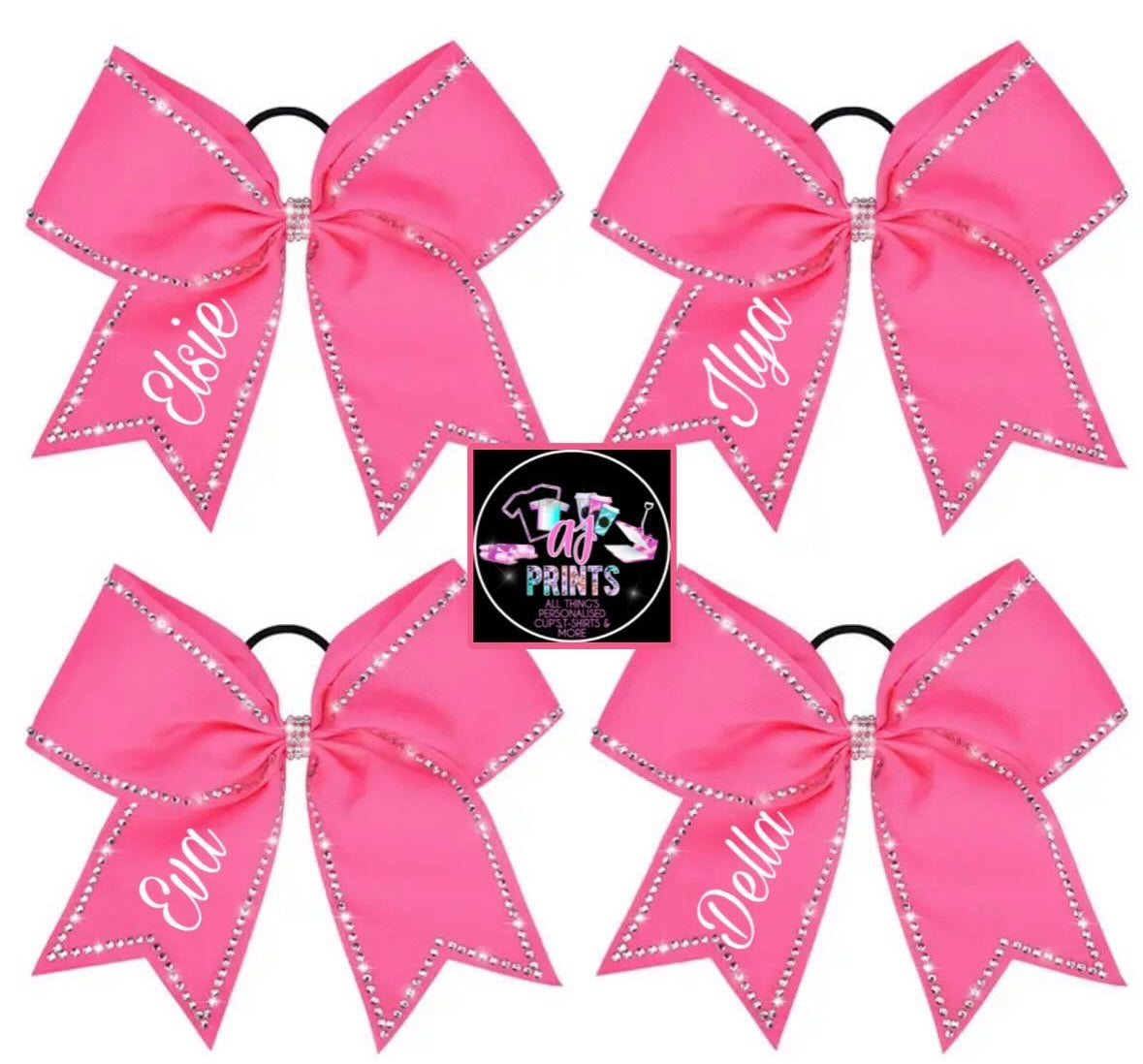 HUGE BOBBLE DIAMANTE BOW