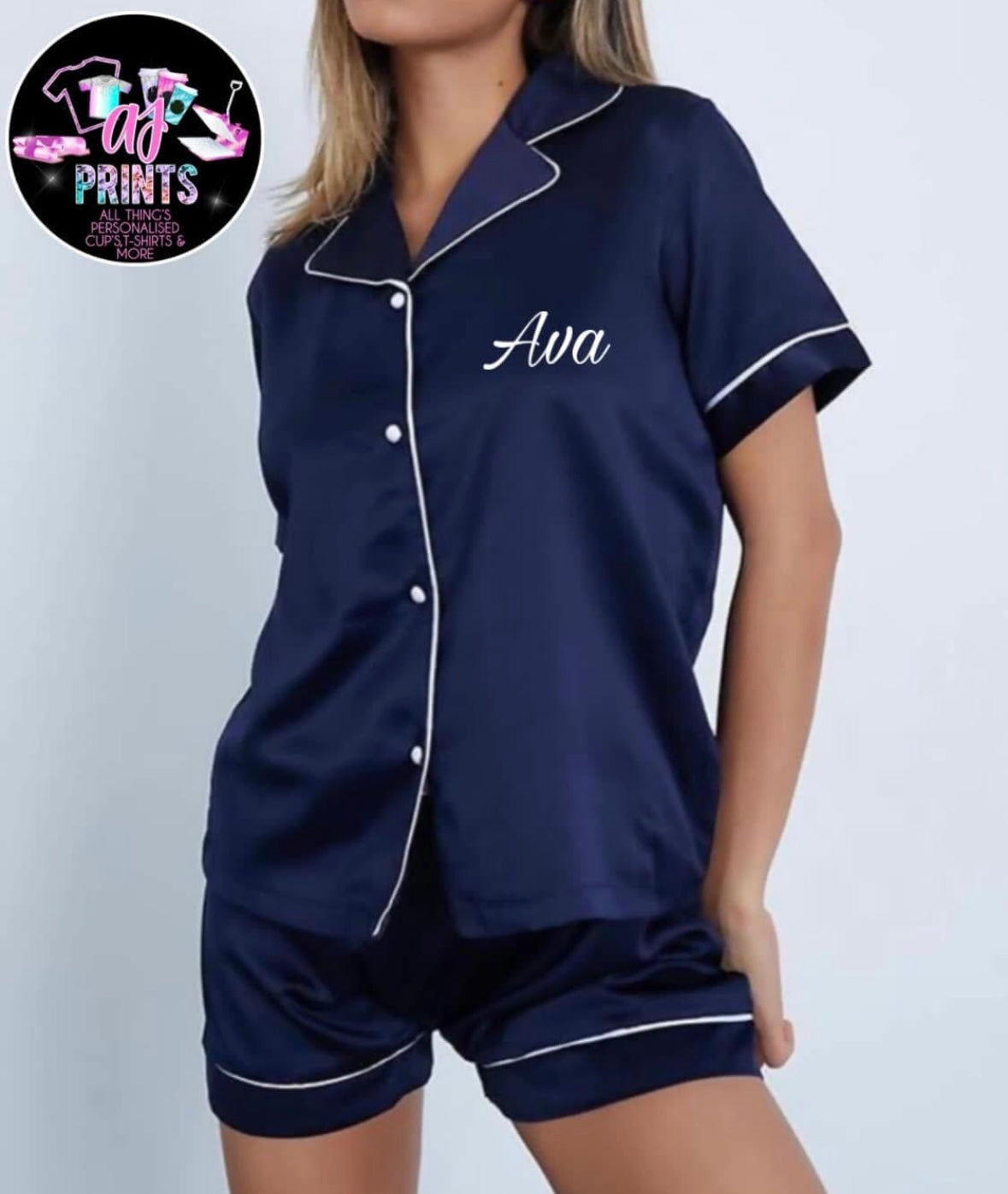 NAVY SHORT SET