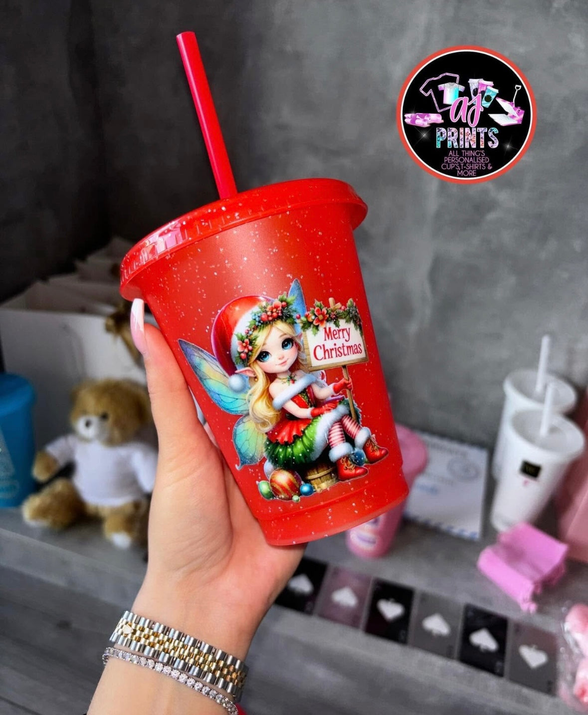 ELF 16OZ RED COLD CUP’S