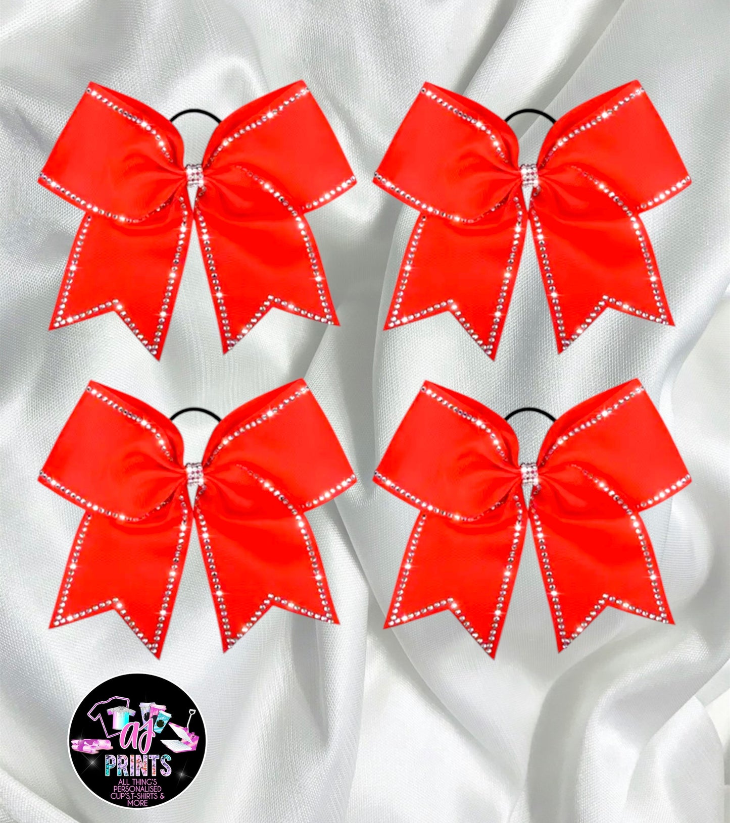 HUGE BOBBLE DIAMANTE BOW