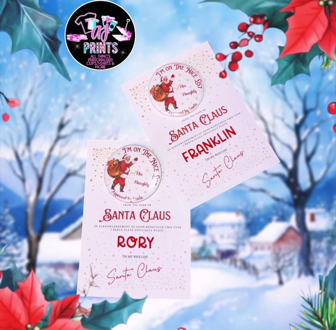 NICE LIST BADGE’S