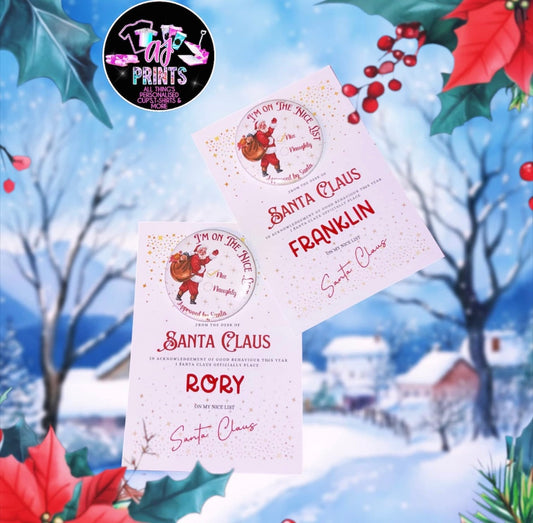 NICE LIST BADGE’S