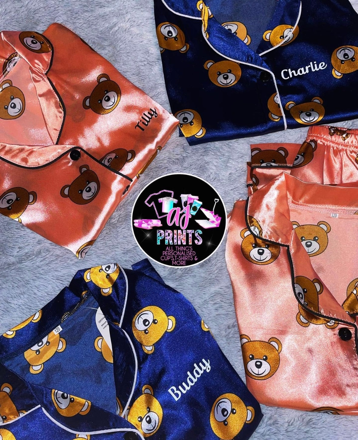 TEDDY BEAR PJ’S BOY’S