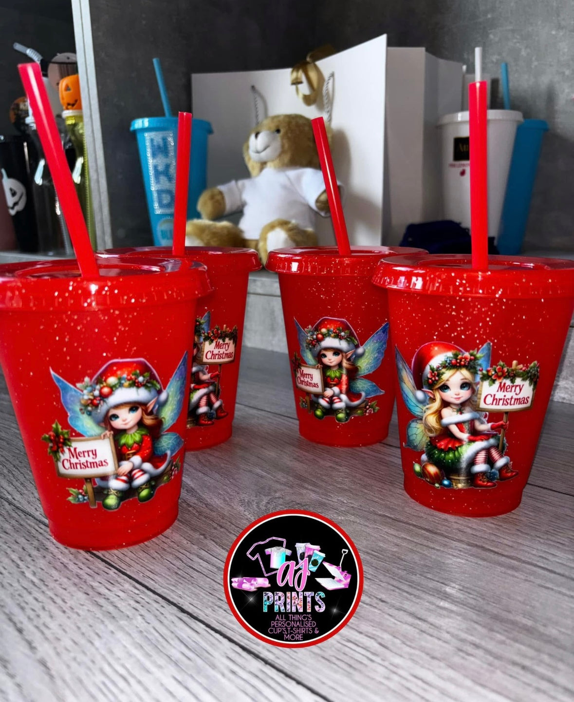 ELF 16OZ RED COLD CUP’S