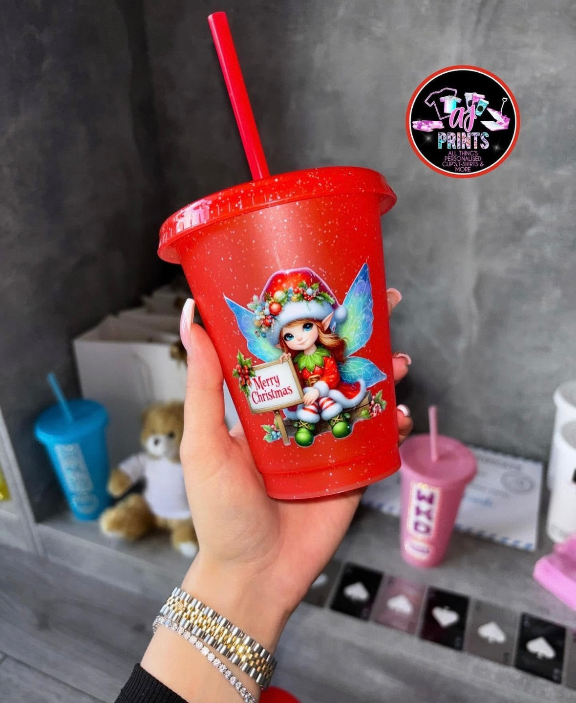 ELF 16OZ RED COLD CUP’S