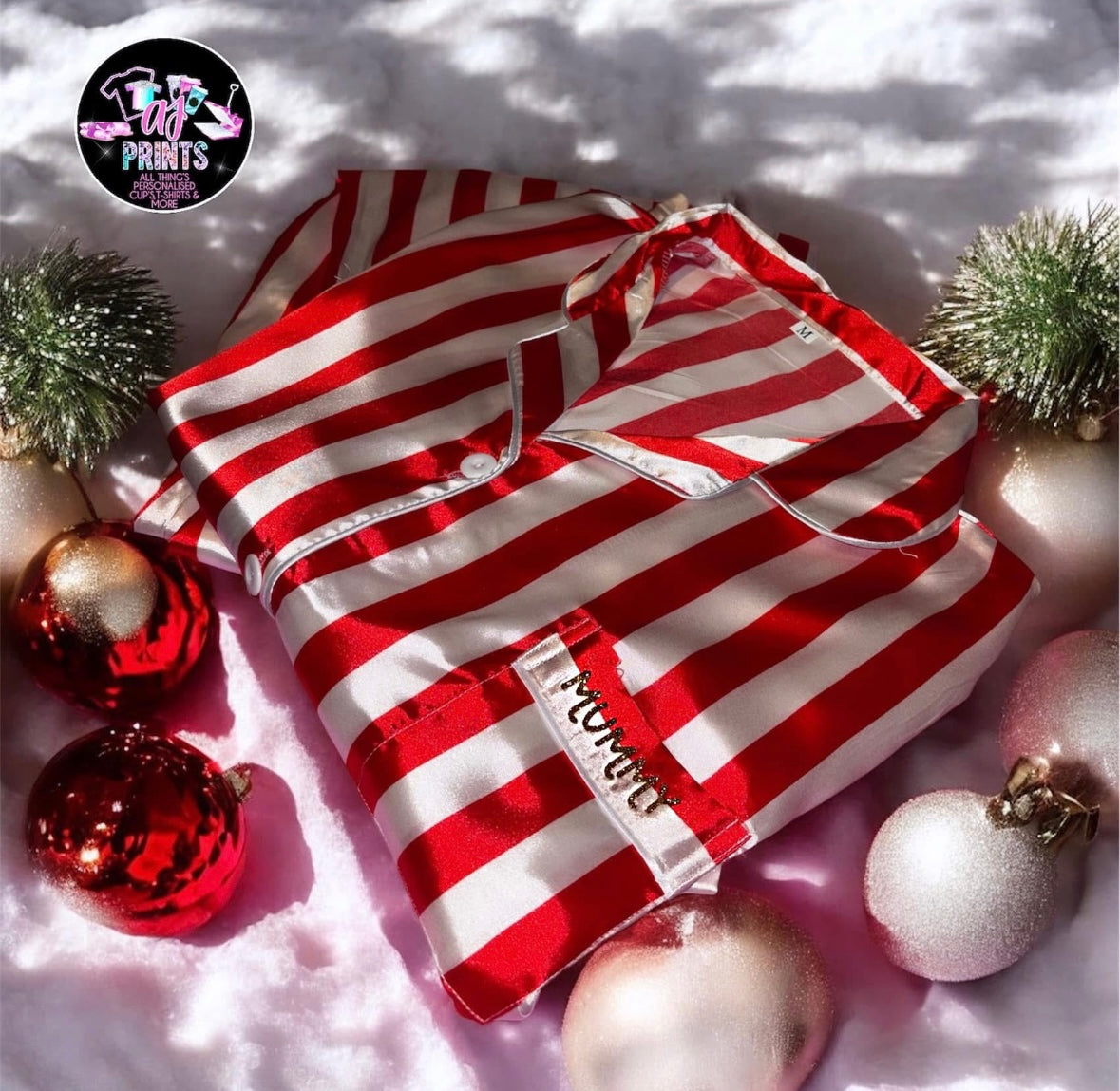 CANDY STRIPED PJ’S